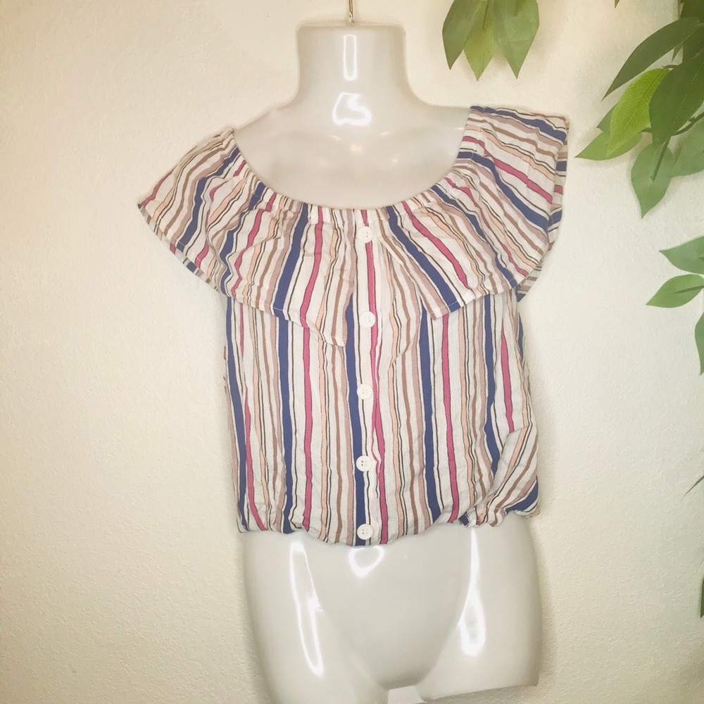 Joe B striped shirt